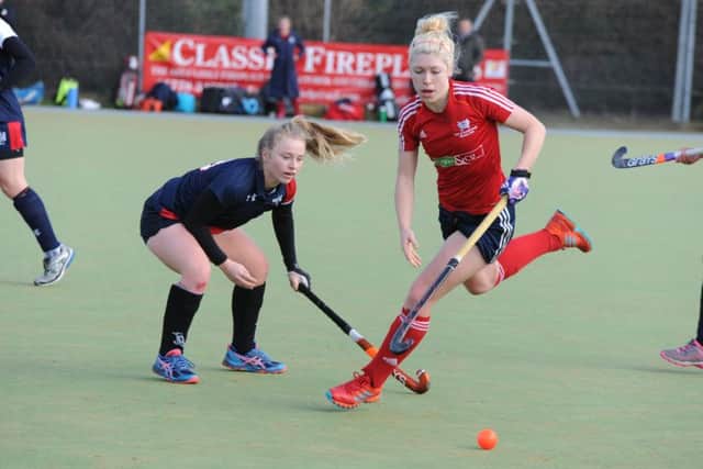 Action from a recent City of Peterborough Ladies game.