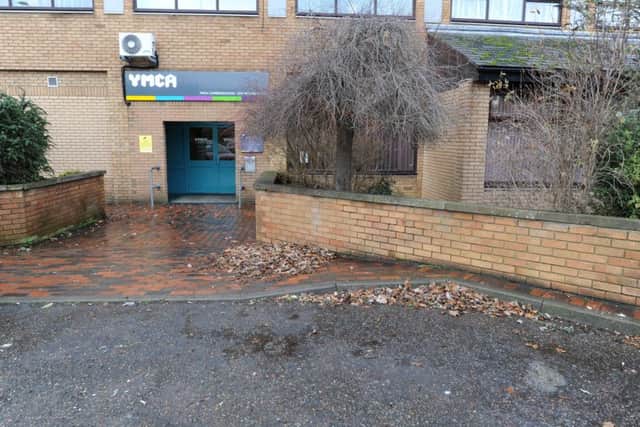 Parking area outside YMCA premises at The Cresset, Bretton EMN-180123-174155009