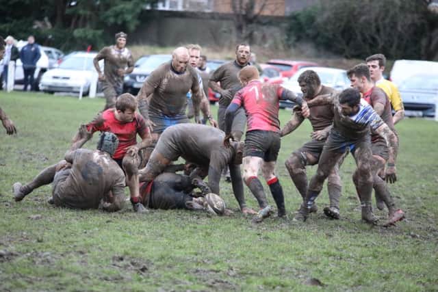Action from the Lions match at Newbold. Picture: Mick Sutterby