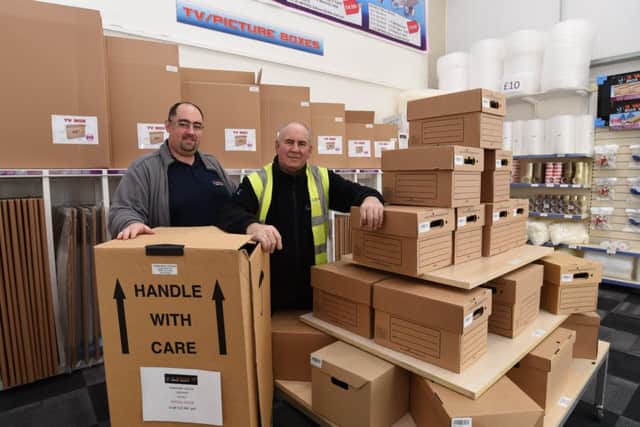 3 Ways Transport - Adam Davis, managing director, (left) and admin manager Richard Lenin. EMN-180125-183207009