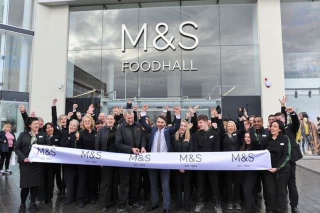 Opening of the new M&S Foodhall at Serpentine Green. EMN-180131-122713009