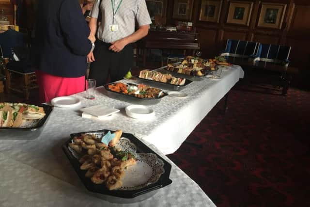 Food served after a Full Council meeting