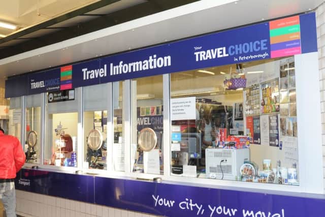 The former Travelchoice Centre kiosk at Queensgate Bus Station