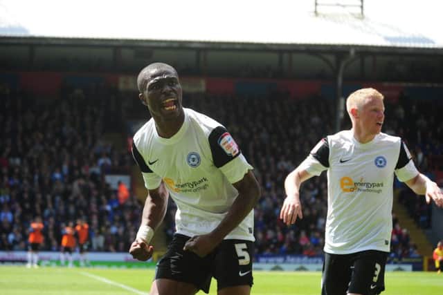 Posh will have to get past former defender Gaby Zakuani at Gillingham on Saturday.