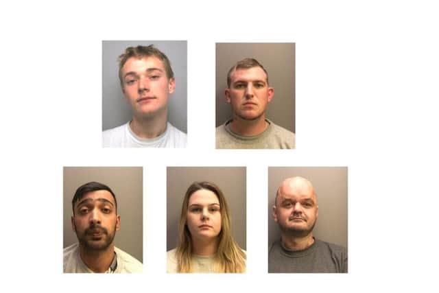 Top (l-r) Kane Stone, Adam Cousens; Bottom (l-r): Mohammed Qasim Nasir, Danielle Corrigan, Alan Stokes