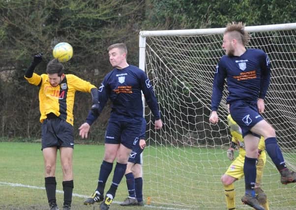 Action from Glinton & Northborough's PFA Minor Cup win at AFC Orton. Photo: David Lowndes.