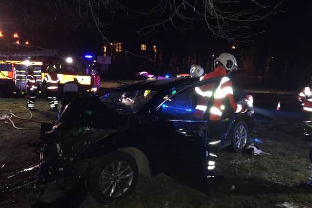Firefighters at the scene. Photo: Cambridgeshire Fire and Rescue Service