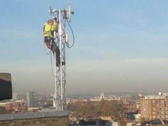 Heights were never a problem for Andrew