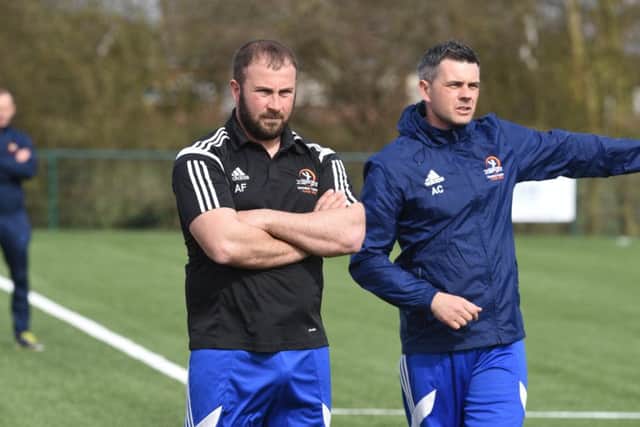 Angry Yaxley manager Andrew Furnell.