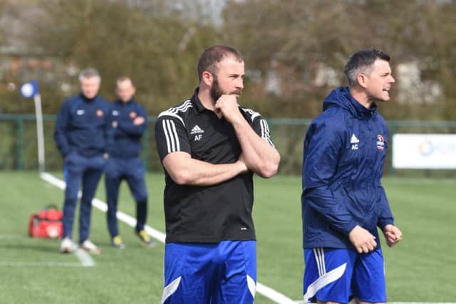 Yaxley manager Andy Furnell.