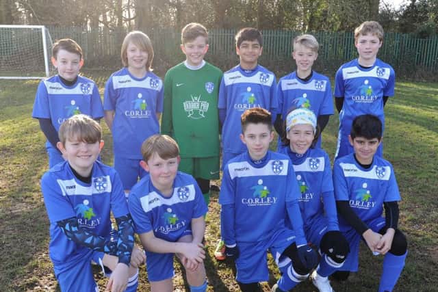 Hampton Royal Under 12s are pictured before their 3-1 League Cup defeat by Feeder Soccer. From the left they are, back, Archie McEwan, Keane RiptonHart, Oliver Smith, Dhruv Karavdra, Lewis Hardingham, Samuel Cull, front, Ben Fraser, Isaac Sayer-Clements, Kaden Lipscombe, Gabriel Bowden and Denis Karaoglan.