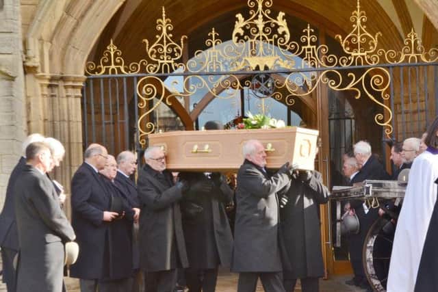 Hundreds turned out for the funeral of Roy Bird MBE at Peterborough Cathedral