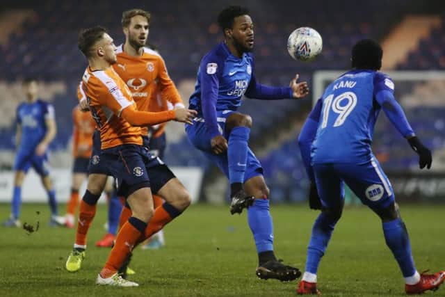Midfielder Jermaine Anderson is fighting for a Posh first team place.