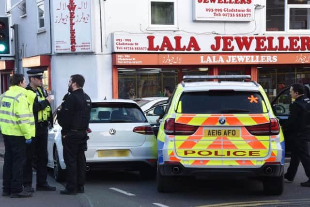 The scene of the crash in Taverners Road