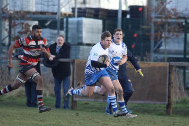 Dan Malem runs in for the Lions third try. Picture: Mick Sutterby
