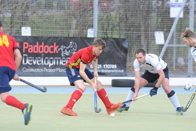 Ben Read on the attack for City of Peterborough against Harleston. Photo: David Lowndes.