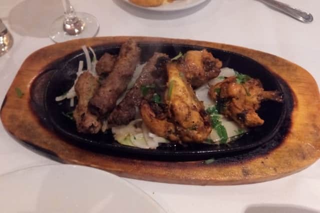 Brad Barnes dines at the Bombay Brasserie