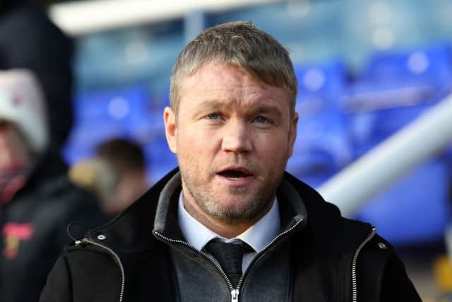 Sacked Posh boss Grant McCann.
