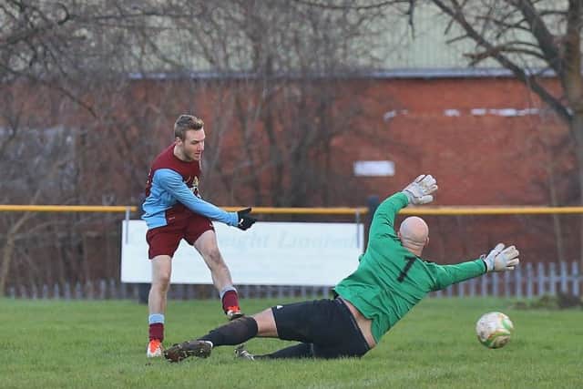 Top scorer Scott Coupland is a key man for Deeping Rangers.