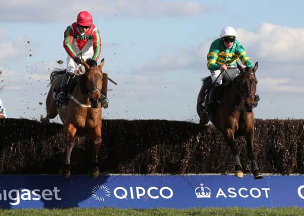 Grand National entry Minella Daddy (left) could be running at Huntingdon.