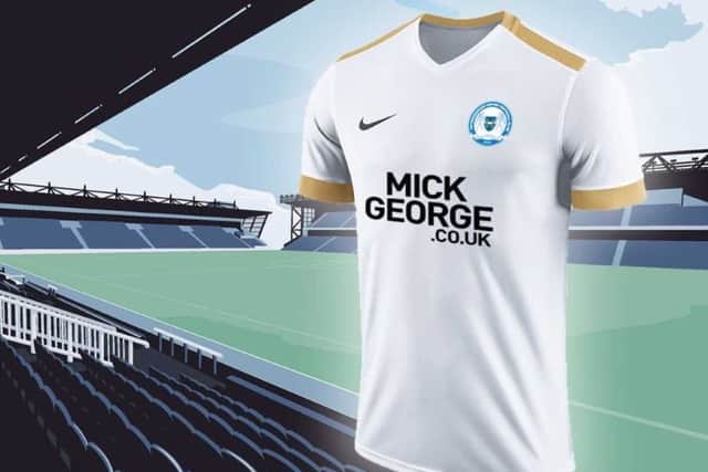 The Posh away shirt for the 2018-19 season.