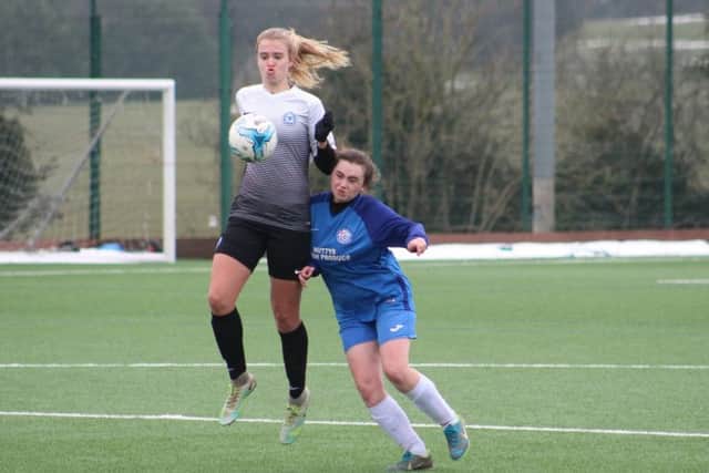 Jeorgia Carr scored a hat-trick for Posh. Picture: Gary Reed