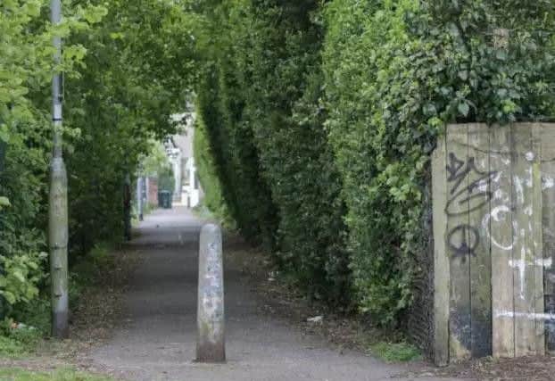 The Fletton park where the body was found