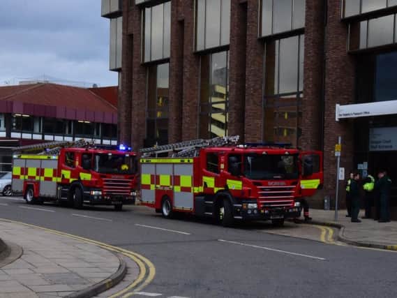 Emergency crews have been called to Peterborough Passport Office this afternoon.