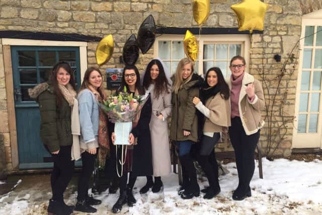 Ashleigh Lartey and friends on her hen do