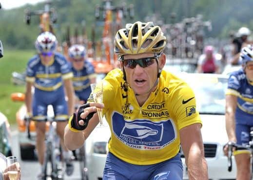 Cyclist Lance Armstrong was a big cheat.
