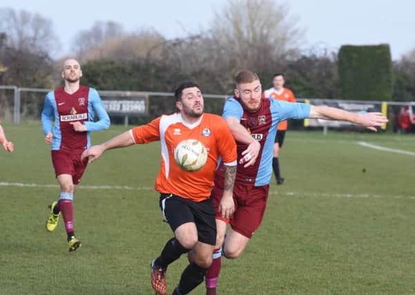 Action from a previous Deeping Rangers v Yaxley game.