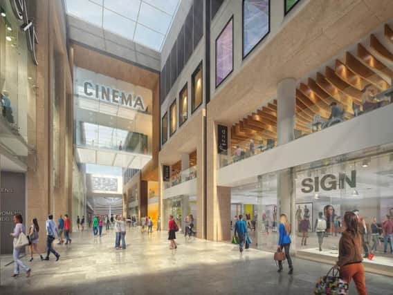 This image shows how the Queensgate cinema should appear once completed.