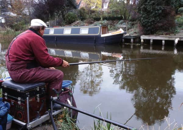 Former world champion Bob Nudd fishing the Old Nene at March.