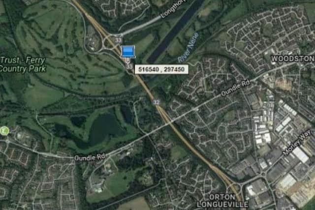The part of Nene Parkway which the Government says has an illegal level of pollution