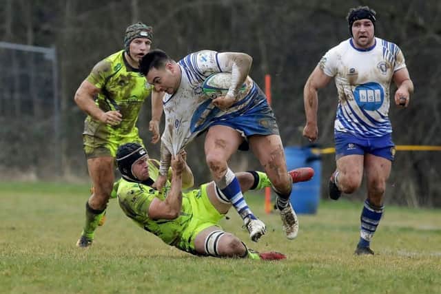 Kaz Henderson scored the winning try for the Lions. Picture: Mick Sutterby