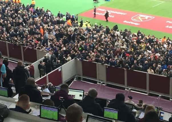 West Ham fans were angry last weekend.