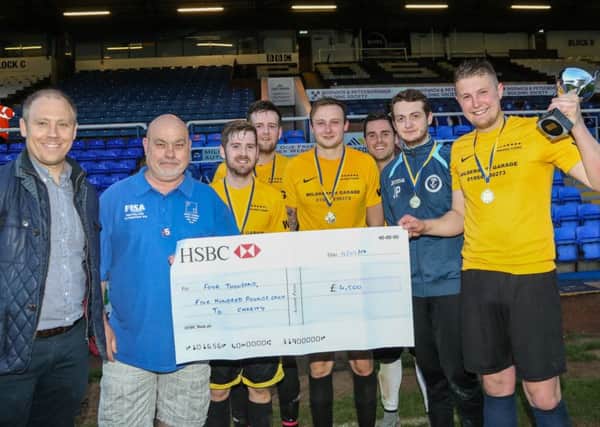Last year's Mick George Cup raised Â£4,500 for the Chris Turner Statue Fund.