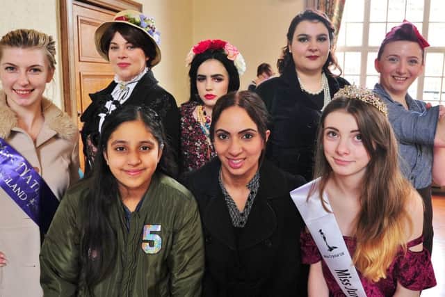 Peterborough Women's Festival at the Town Hall.    Women across History models EMN-181003-174216009