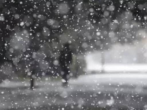 Snow at Central Park last month