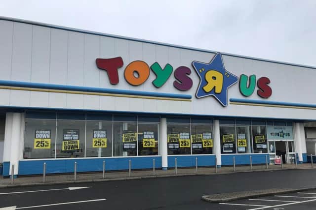 The Toys R Us store in Bourges Boulevard, in Peterborough.