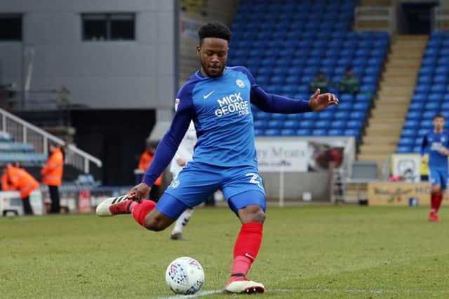 Jermaine Anderson made his debut for Posh at the age of 16.