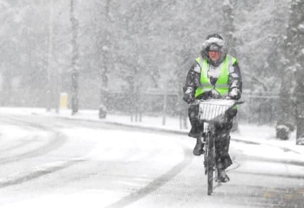 Snow is forecast for Peterborough this weekend