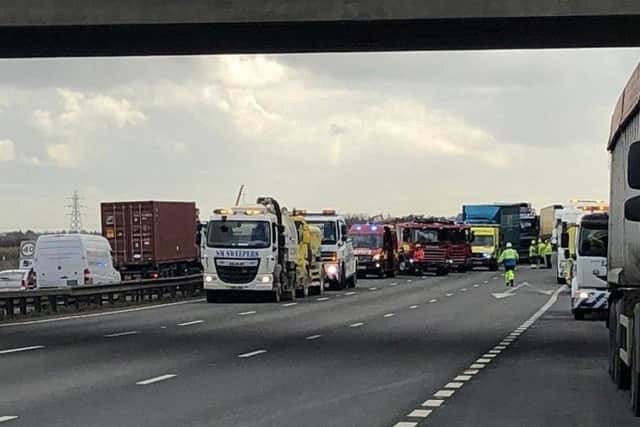 The scene of the crash. Pic: BCH Road policing