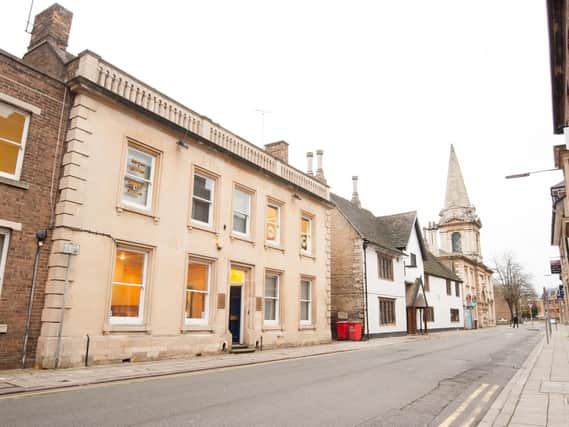 The 200-year-old builing in Priestgate, Peterborough, that has been bought by a dentist.