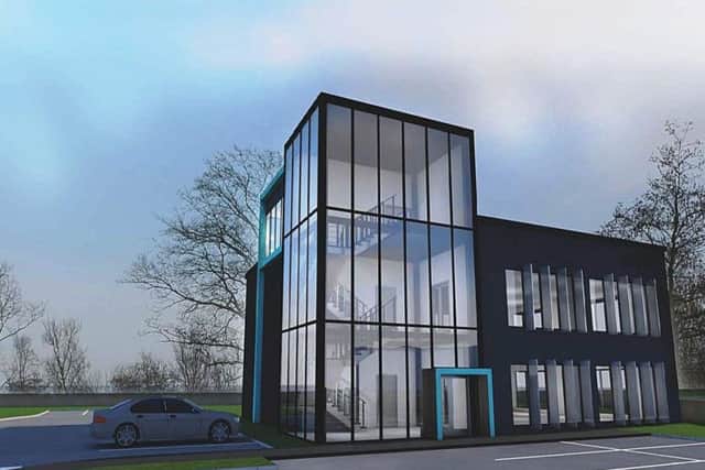 One of the new offices at Summit Park, Hampton.