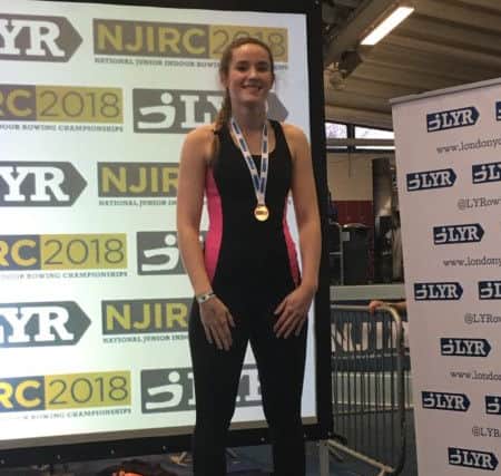 Top rower Charlotte Bolton.