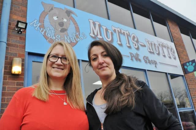 Mutts-Nutts pet shop at Werrington.   Bev Nicholson  with Lindsay Stewart EMN-180221-155016009