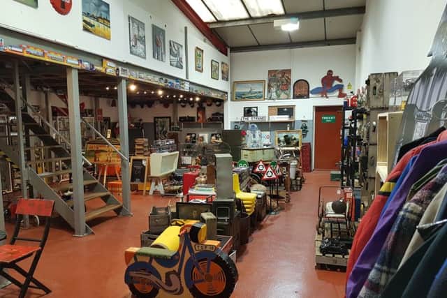 Inside retro toy retailer the Nostalgia Lounge.