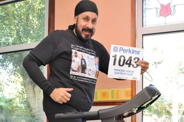 Del Singh training for the Great Eastern Run EMN-170310-170438009