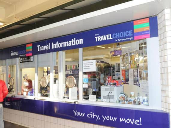 The Travelchoice Kiosk in Queensgate Bus Station